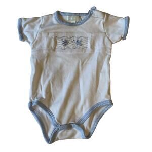 Baby Threads smocked fish one piece outfit‎
